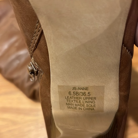 Real leather Jessica Simpson high heel boots - Picture 9 of 9